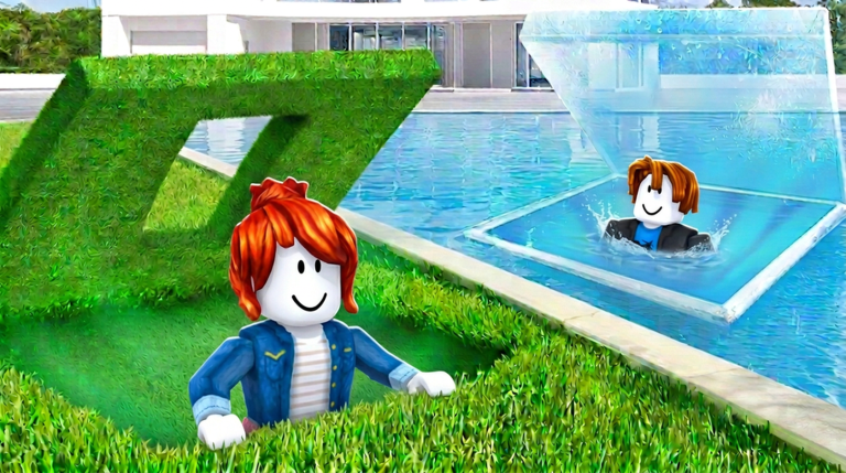 Hide ur Base and Steal Roblox screenshot showing a player near a secret base and income pets